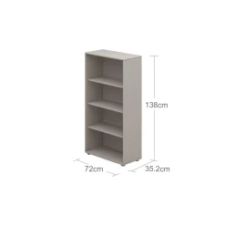 FLEXA Bookcases|Bookcases*Bookcase with 3 shelves