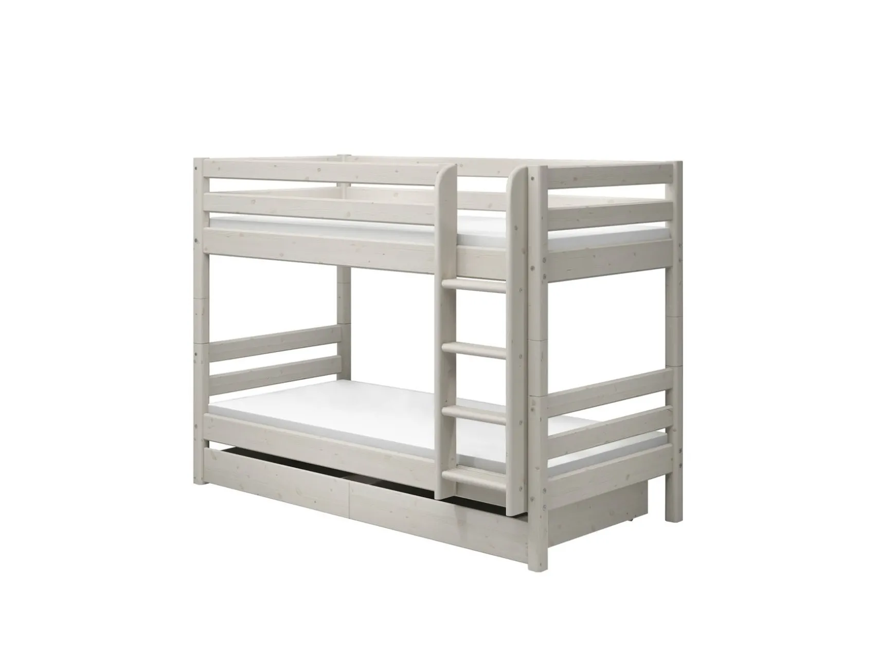 FLEXA Beds With Drawers|Bunk Beds*Bunk bed with straight ladder