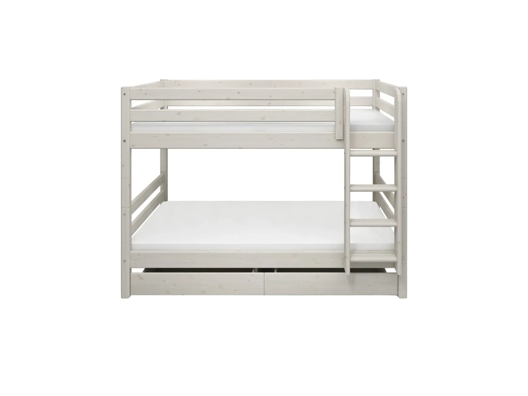FLEXA Beds With Drawers|Bunk Beds*Bunk bed with straight ladder