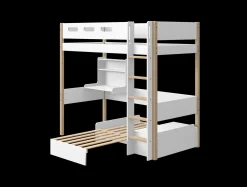 FLEXA Beds With Desk|Beds With Pull-Out Bed*Casa high bed