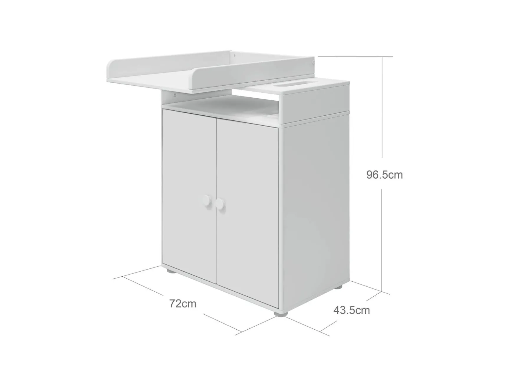 FLEXA Changing Tables*Changing table, 2 doors