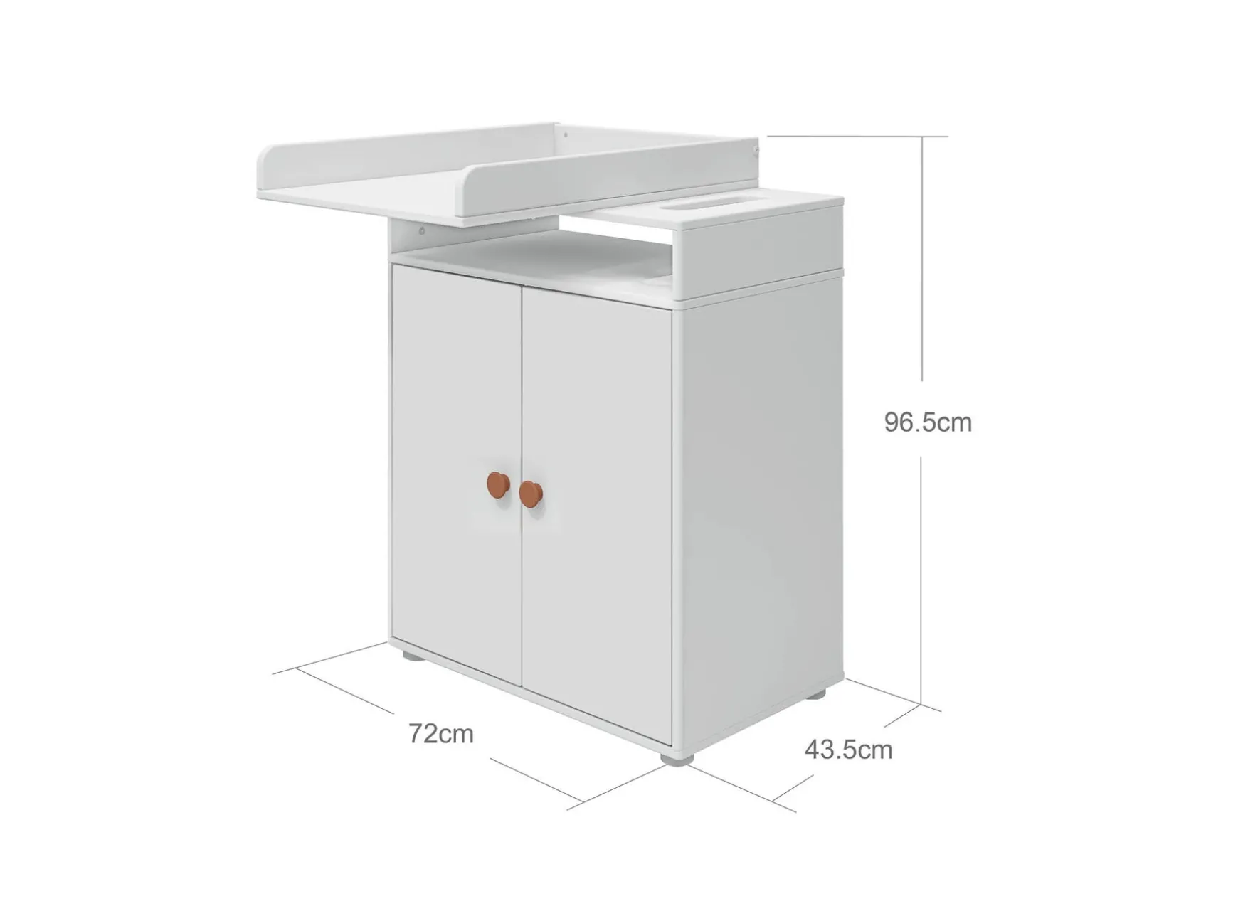 FLEXA Changing Tables*Changing table, 2 doors