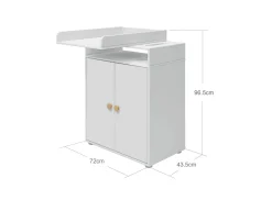 FLEXA Changing Tables*Changing table, 2 doors