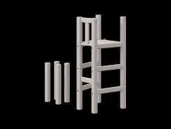 FLEXA Rebuild*Classic - Platform and legs for mid-high bed