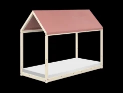 FLEXA House Bed Parts*COTTAGE roof, Misty Rose, 90x200