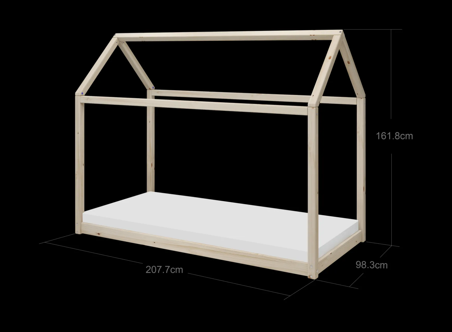 FLEXA House Beds|Single Beds*COTTAGE Single bed, , 90x200 cm