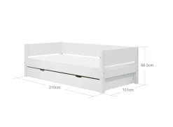 FLEXA Beds With Pull-Out Bed|Beds With Drawers*Daybed