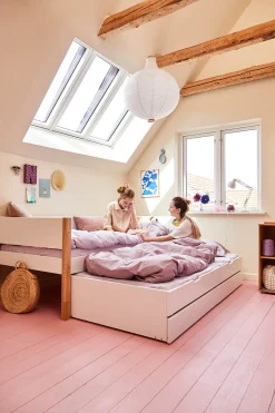 FLEXA Beds With Pull-Out Bed|Beds With Drawers*Daybed with guest bed and 2 drawers