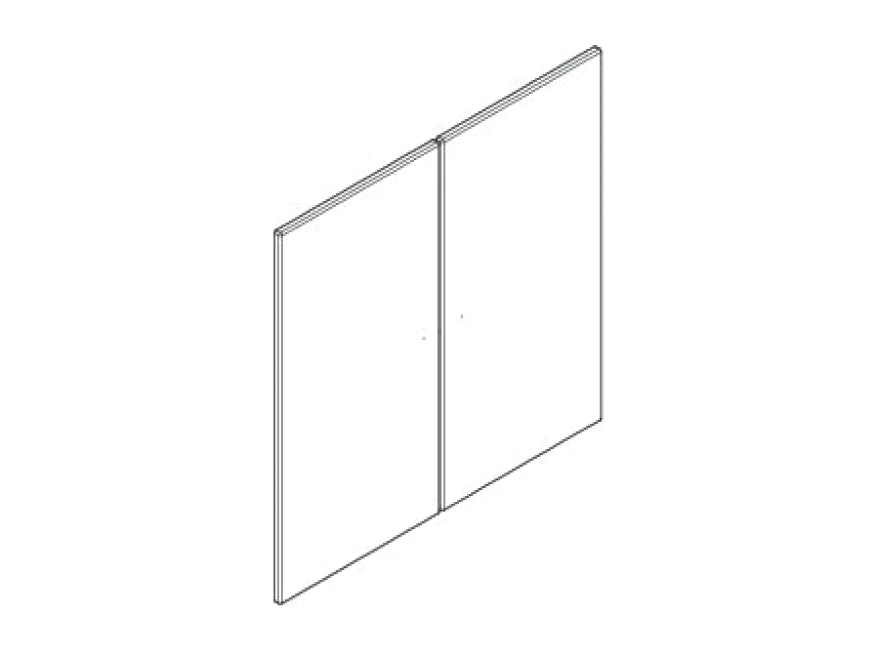FLEXA Spare Parts And Fittings*Door for Cupboard or Shelf 2 pcs