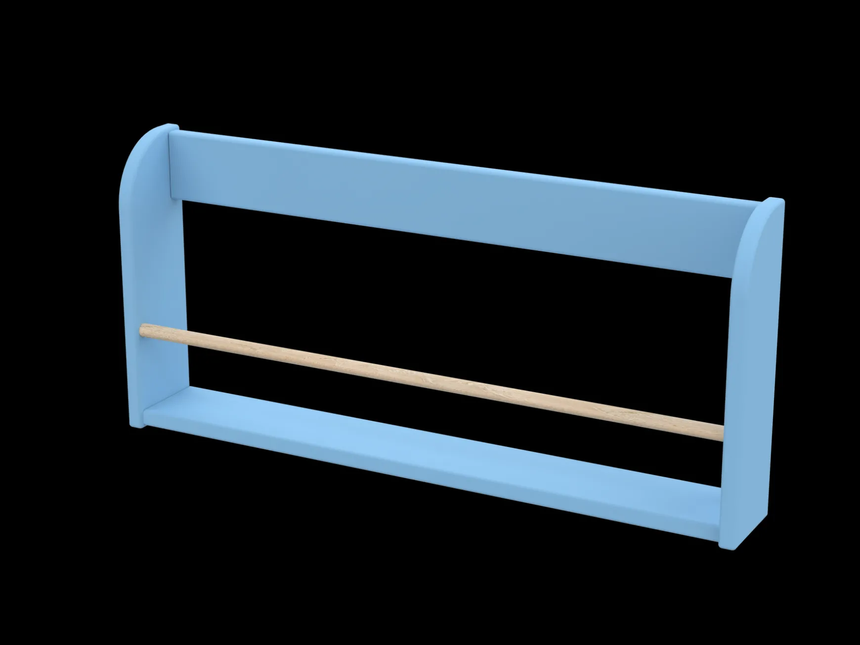 FLEXA Book Displays|Book Displays*DOTS Display Shelf, 75 cm, MDF, Blue Skies