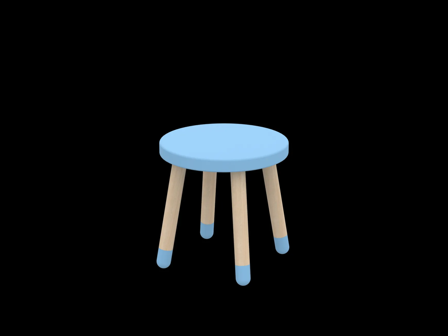 FLEXA Stools*DOTS Stool, Blue Skies