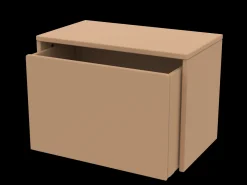 FLEXA Storage Benches*DOTS Storage bench 3-in-1, MDF,
