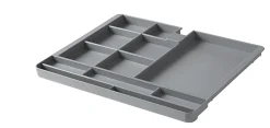 FLEXA Desk Accessories*EVO Drawers for Study desk, Dark Mountain Grey, 63.5x46 cm