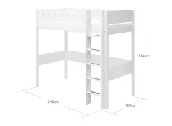 FLEXA High Beds*High bed w. straight ladder