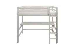 FLEXA Beds With Desk|High Beds*High bed w. straight ladder and desk