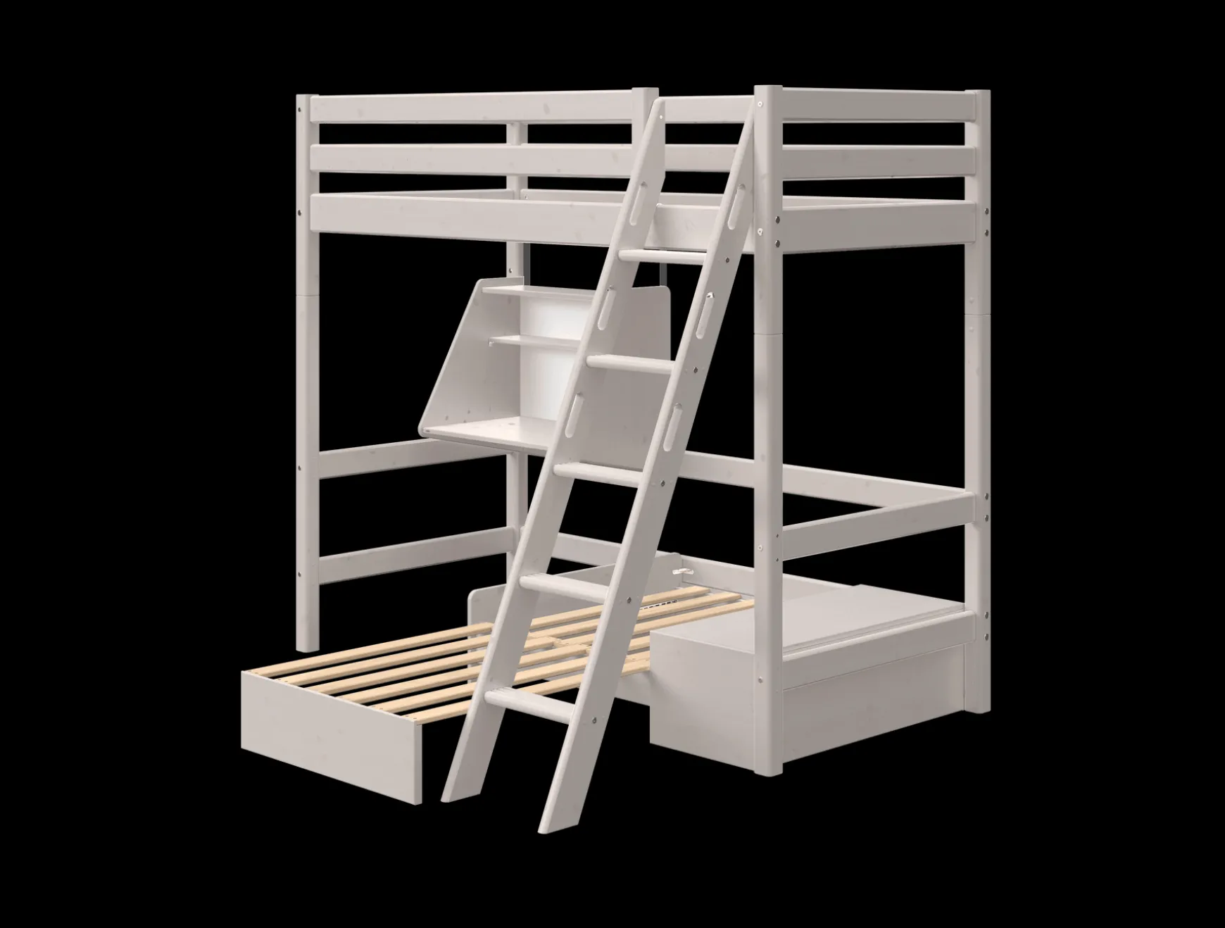 FLEXA Beds With Desk|Beds With Pull-Out Bed*High bed with casa module
