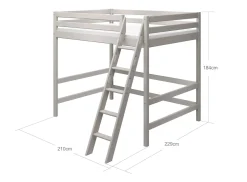 FLEXA High Beds*High bed with slanting ladder