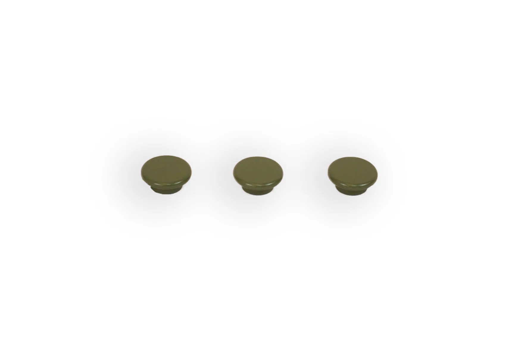 FLEXA Spare Parts And Fittings*Knob Handle 3 pcs Dark Green - Popsicle