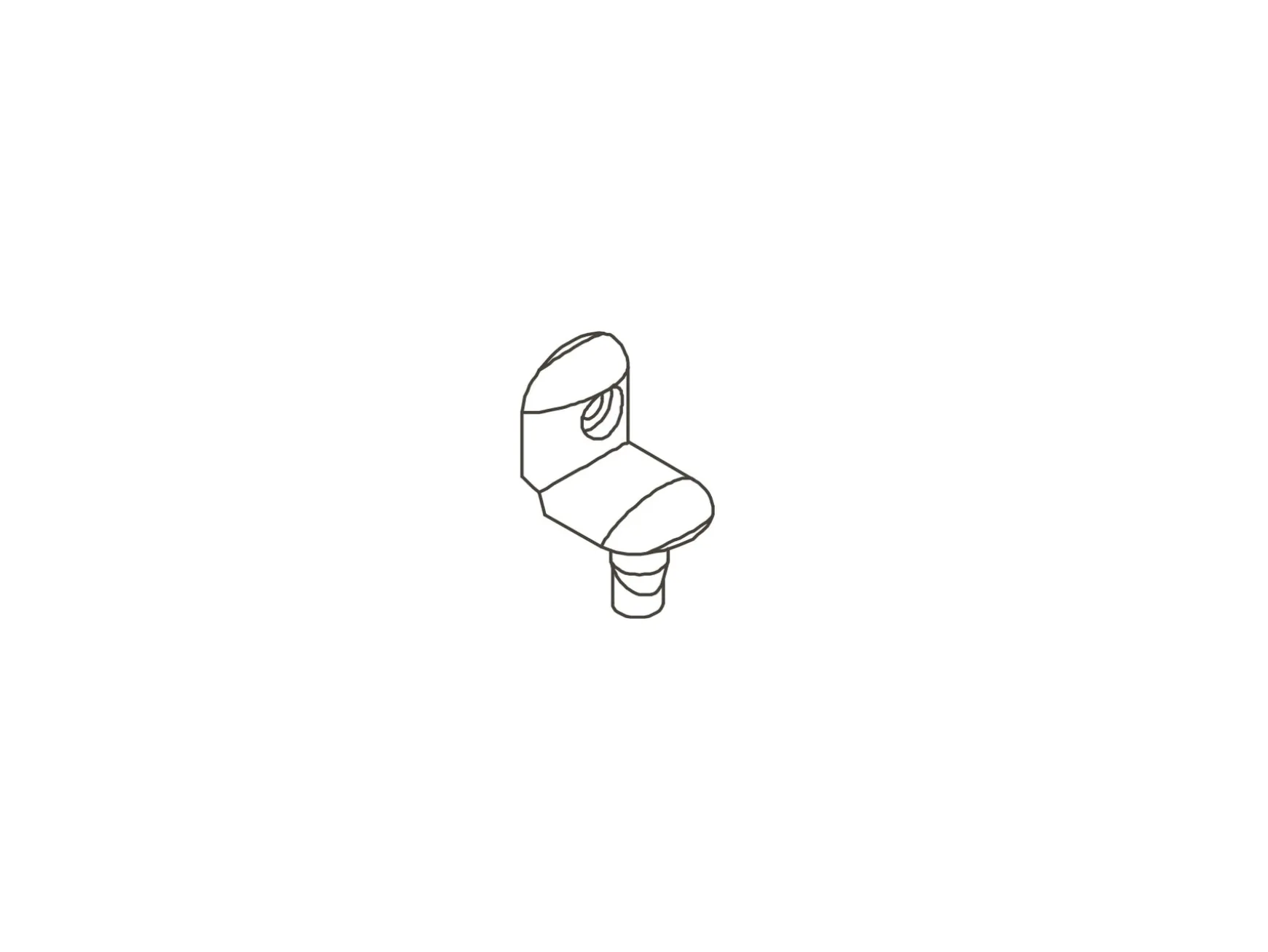 FLEXA Spare Parts And Fittings*L shaped plastic part – bag of 6 pieces