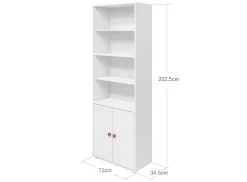 FLEXA Bookcases|Bookcases*Maxi bookcase, 2 doors