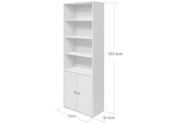 FLEXA Bookcases|Bookcases*Maxi bookcase, 2 doors