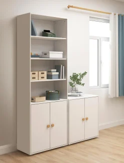 FLEXA Bookcases|Bookcases*Maxi bookcase, 2 doors