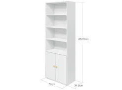 FLEXA Bookcases|Bookcases*Maxi bookcase, 2 doors