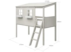 FLEXA House Beds|Mid High Beds*Mid-high bed w. Classic House