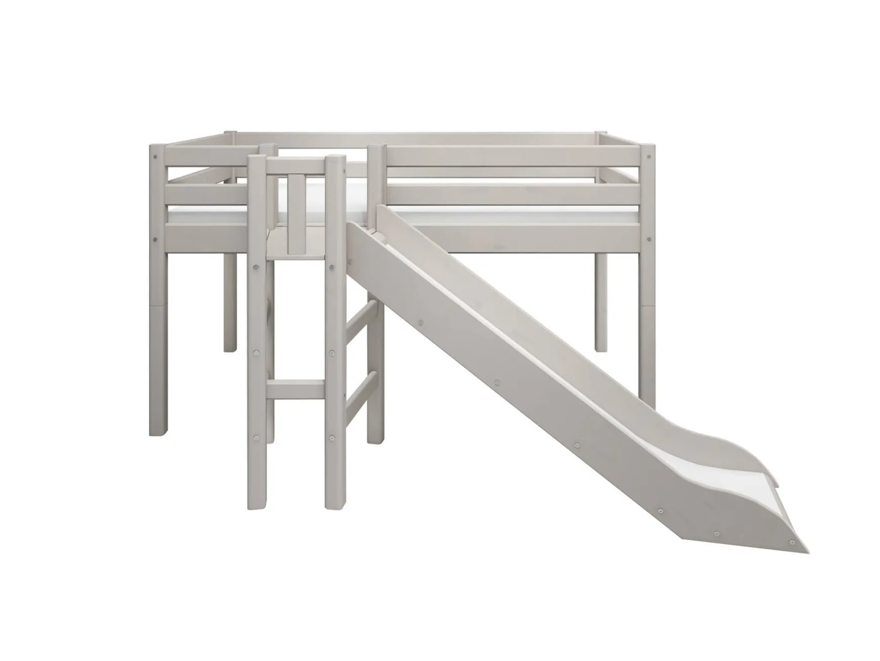 FLEXA Beds With Slide|Mid High Beds*Mid-high bed w. platform and slide