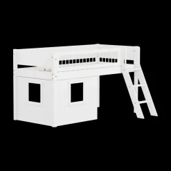 FLEXA Mid High Beds*Mid-high bed w. sl. ladder & Treehouse Bed Fronts