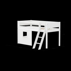 FLEXA Mid High Beds*Mid-high bed w. sl. ladder & Treehouse Bed Fronts