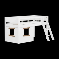 FLEXA Mid High Beds*Mid-high bed w. sl. ladder & Treehouse Bed Fronts