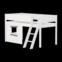 FLEXA Mid High Beds*Mid-high bed w. sl. ladder & Treehouse Bed Fronts