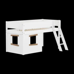 FLEXA Mid High Beds*Mid-high bed w. sl. ladder & Treehouse Bed Fronts