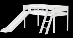 FLEXA Mid High Beds*Mid-high bed w. slanting ladder and slide