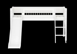 FLEXA Mid High Beds*Mid-high bed w. slanting ladder and slide