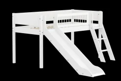 FLEXA Mid High Beds*Mid-high bed w. slanting ladder and slide
