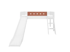 FLEXA Mid High Beds|Beds With Slide*Mid-high bed w. slanting ladder and slide