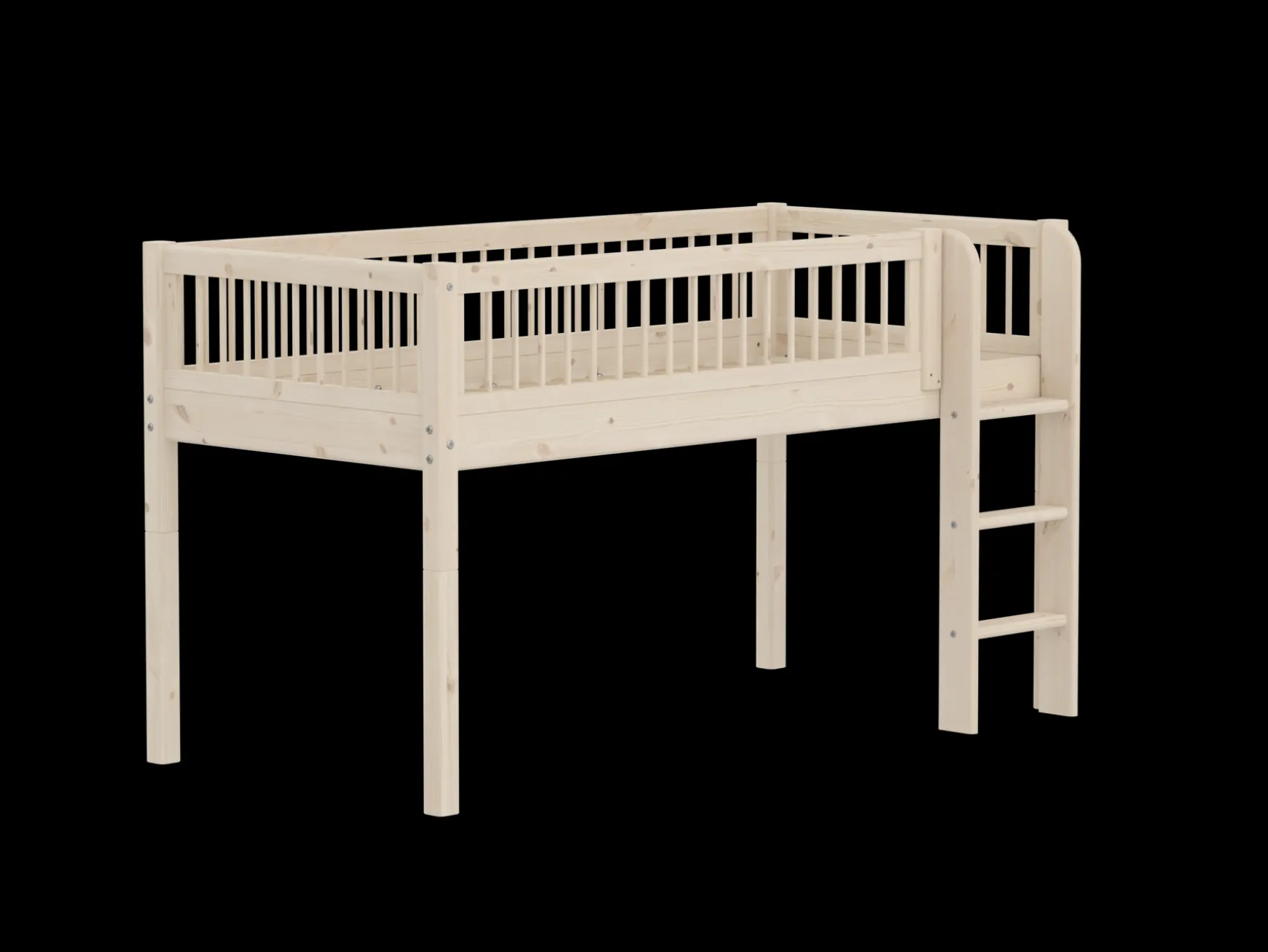 FLEXA Mid High Beds*Mid-high bed w. straight ladder