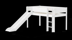 FLEXA Mid High Beds*Mid-high bed w. straight ladder and slide
