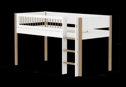 FLEXA Mid High Beds*Mid-high bed with straight ladder