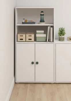 FLEXA Bookcases|Bookcases*Midi bookcase, 2 doors