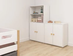 FLEXA Bookcases|Bookcases*Mini bookcase, 2 doors