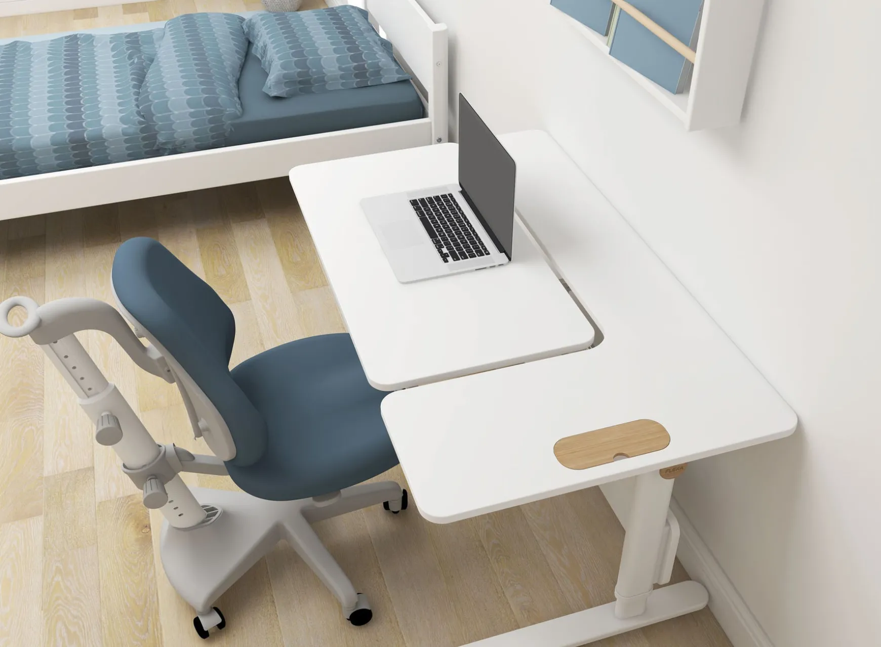 FLEXA Desks*MOBY left up study desk