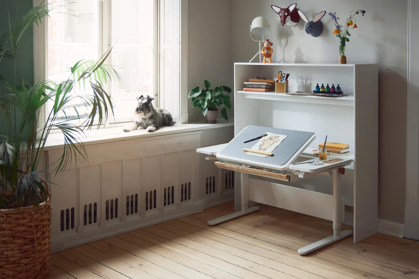 FLEXA Desks*MOBY middle up study desk