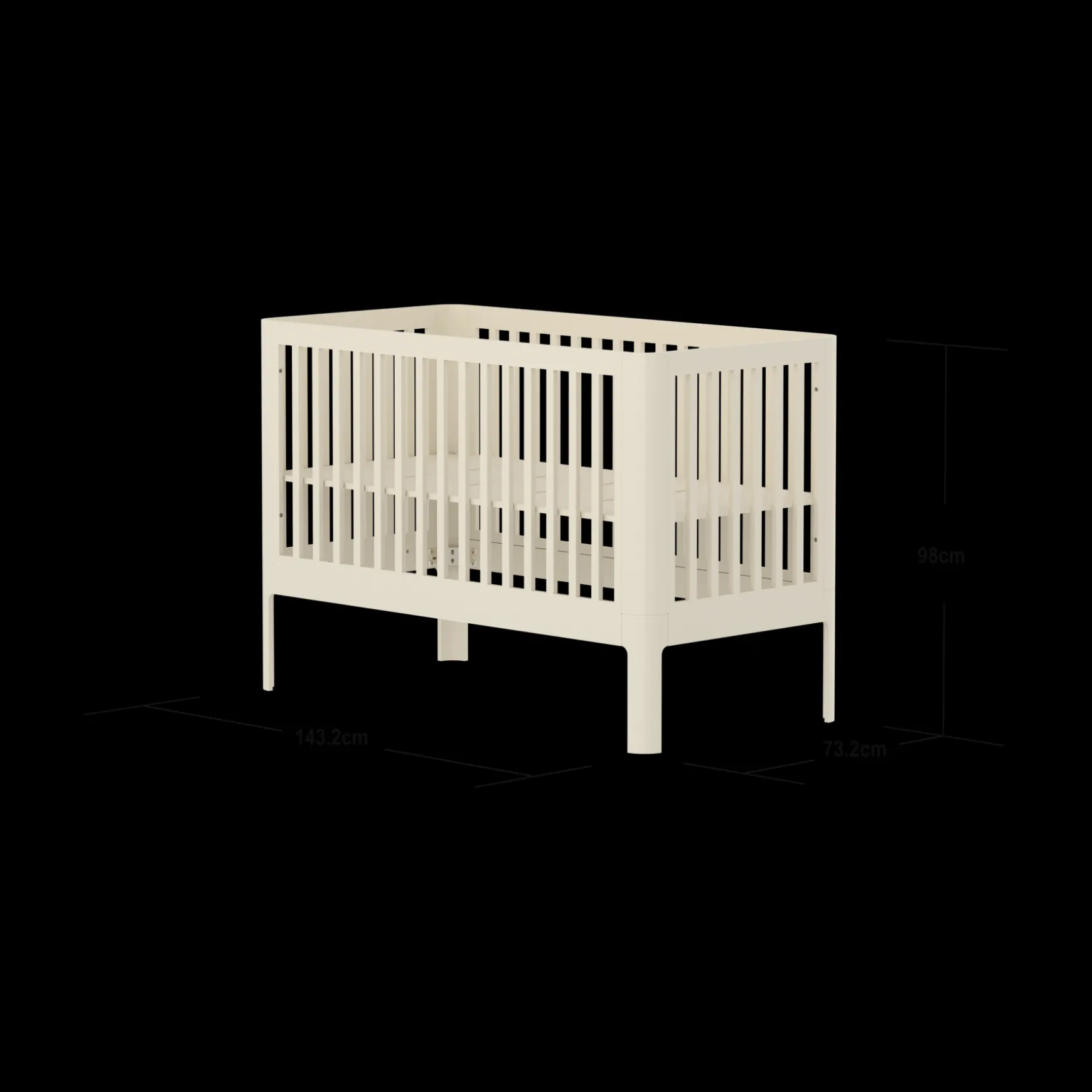 FLEXA Baby Cots*NOVA Baby bed, , 140x70 cm