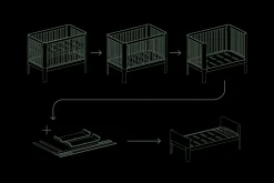 FLEXA Junior Beds*NOVA Junior Bed - Bed parts, , 70x150 cm