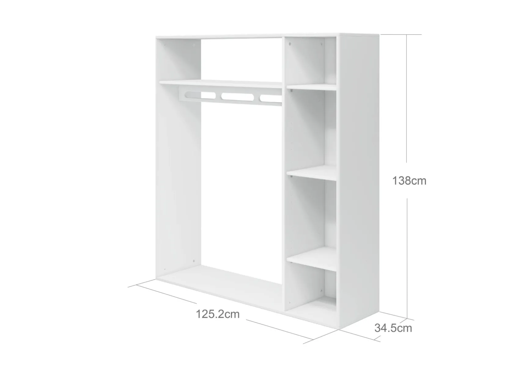 FLEXA Wardrobes*Open Wardrobe