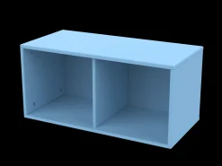 FLEXA Bookcases|Bookcases*ROOMIE Bookcase, 72 cm, MDF, Blue Skies