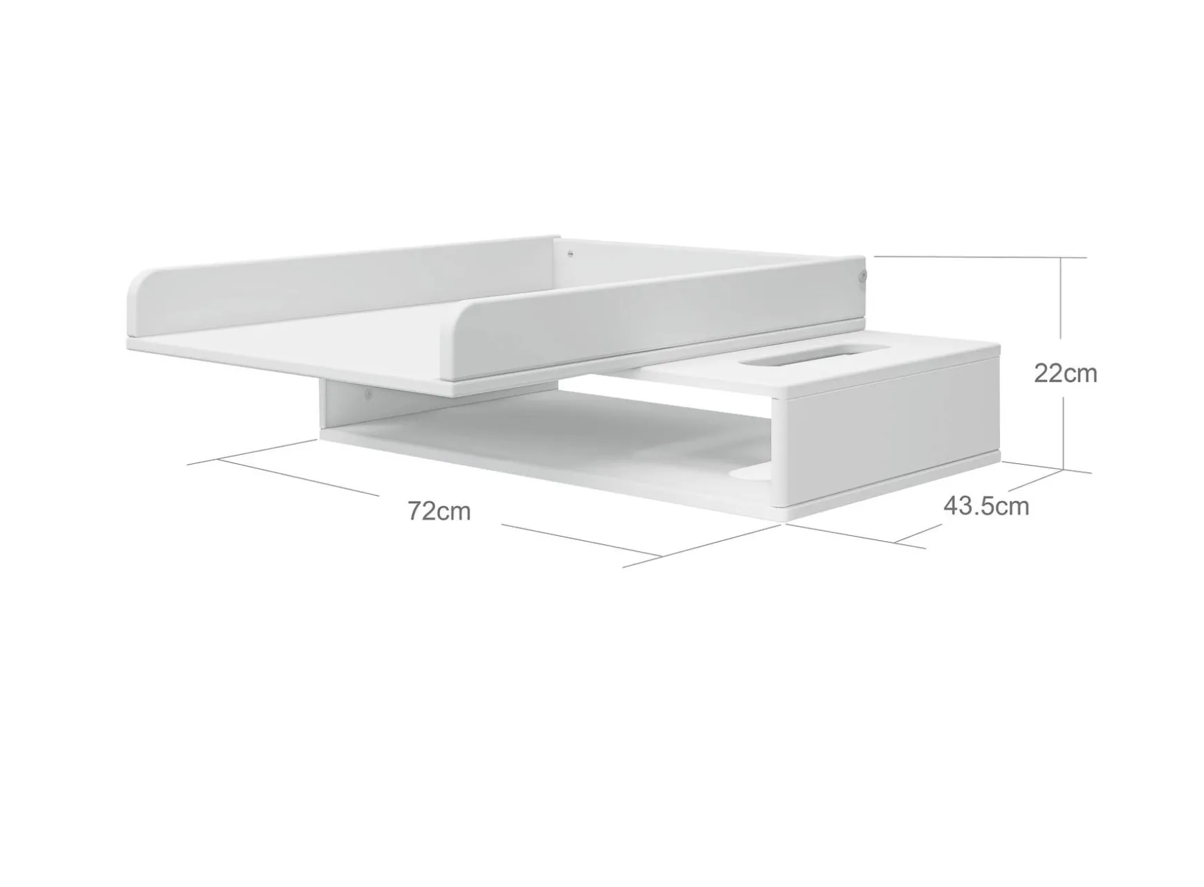 FLEXA Changing Tables*ROOMIE Changing table unit, MDF,